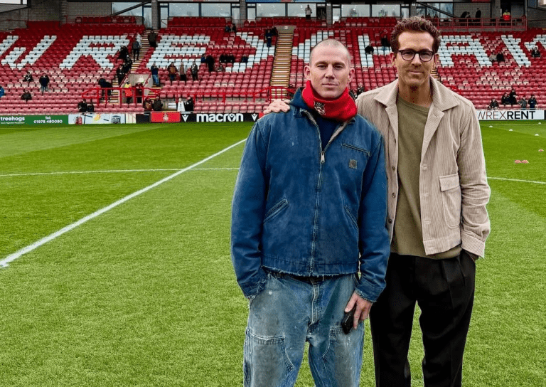 Ryan Reynolds & Channing Tatum Cheer on Wrexham AFC